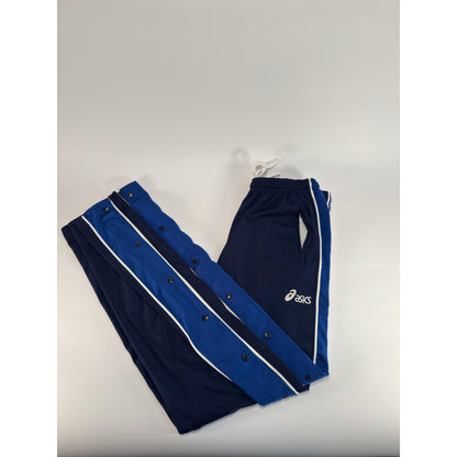 Vintage Asics Track Pants – Schwarz/Blau | Größe M