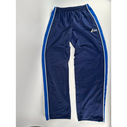 Vintage Asics Track Pants – Schwarz/Blau | Größe M