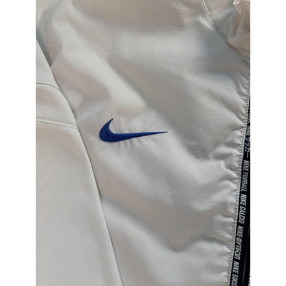 Vintage Nike Track Jacket – Weiß/Blau | Größe M